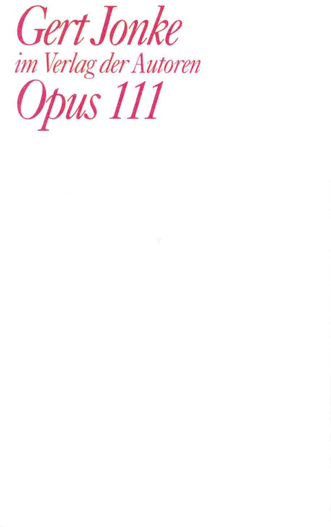 Opus 111