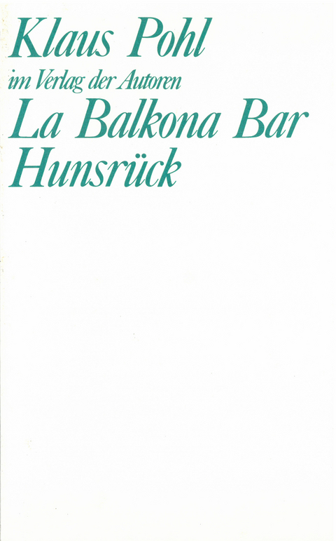 La Balkona Bar / Hunsrück