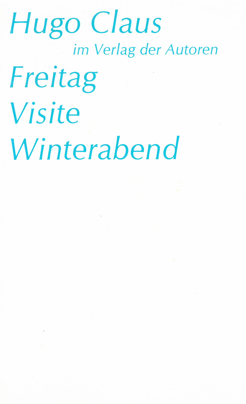 Freitag / Visite / Winterabend
